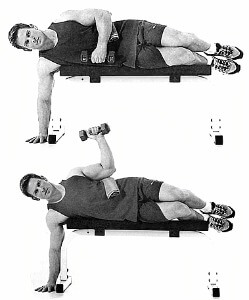Dumbbell Side Lying External Rotation
