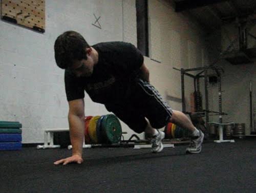 One arm pushup
