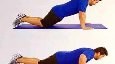 Knee pushup تمرين الضغط للمبتدئين
