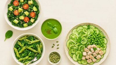 تناول صحي: وصفات خضراء (غنية بالخضروات) لتنشيط الحياة